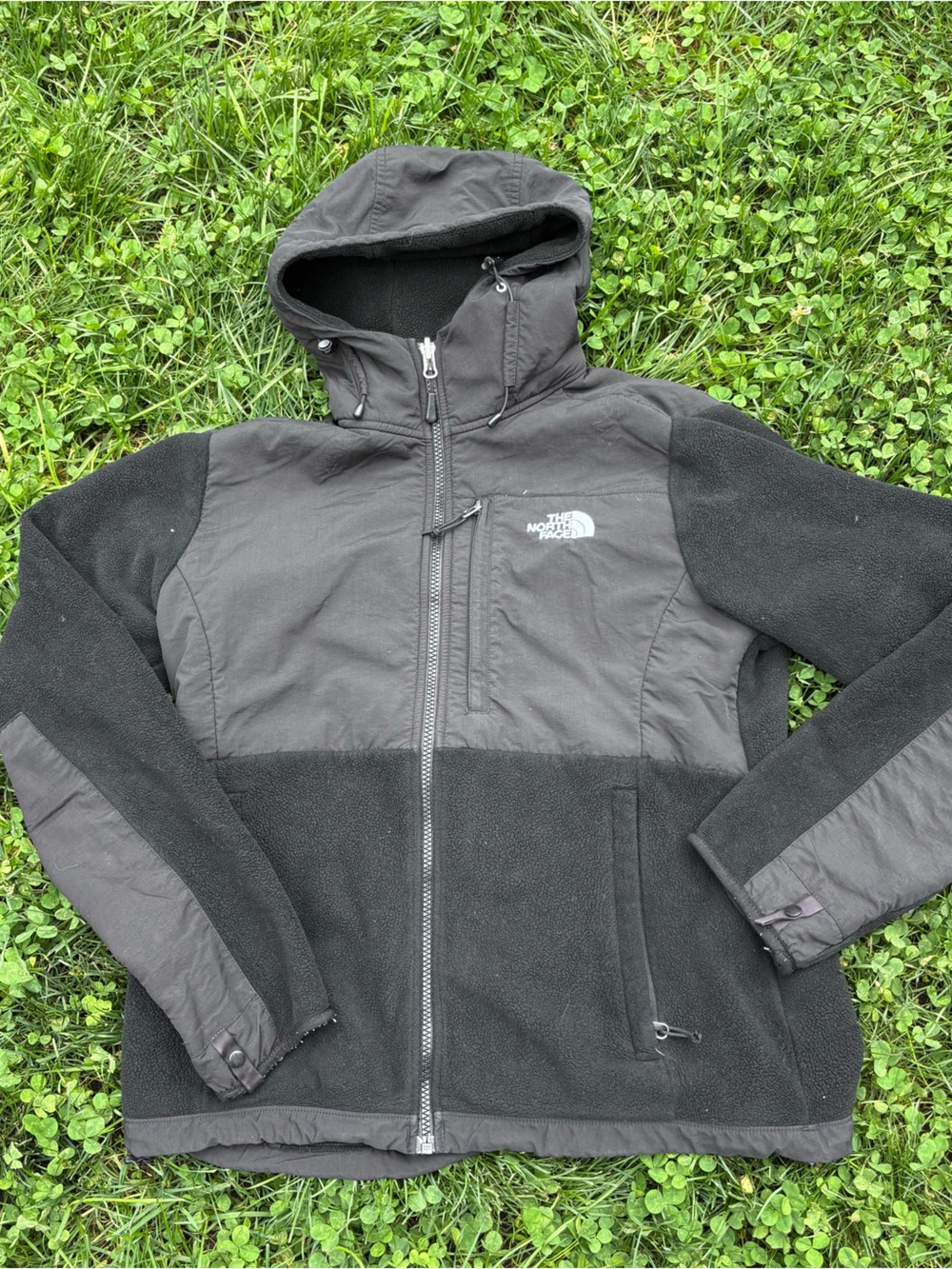 The North Face Black Hooded Lightweight Fleece Jacket